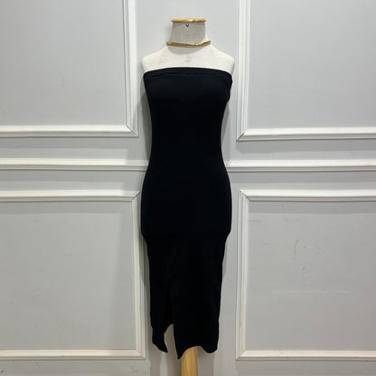 Vestido Tomara que Caia Canelado Ribana