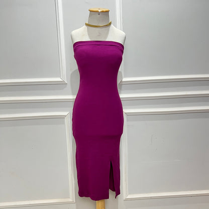 Vestido Tomara que Caia Canelado Ribana